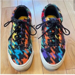Vans Old Skool x Barney's New York Rare Colorful Tweed Sneakers Women's 7